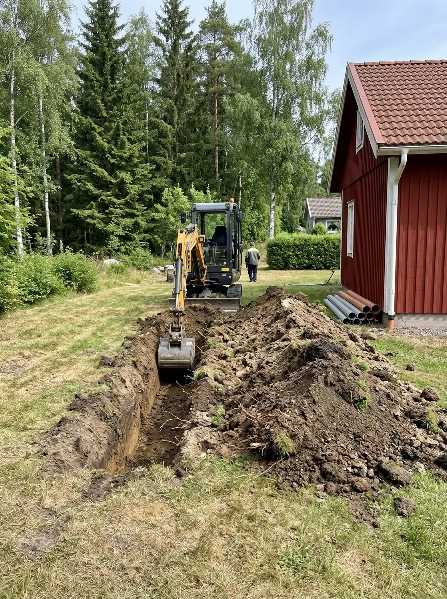 Grävning – AI-genererad illustration, inte ett foto från Erikssonwood