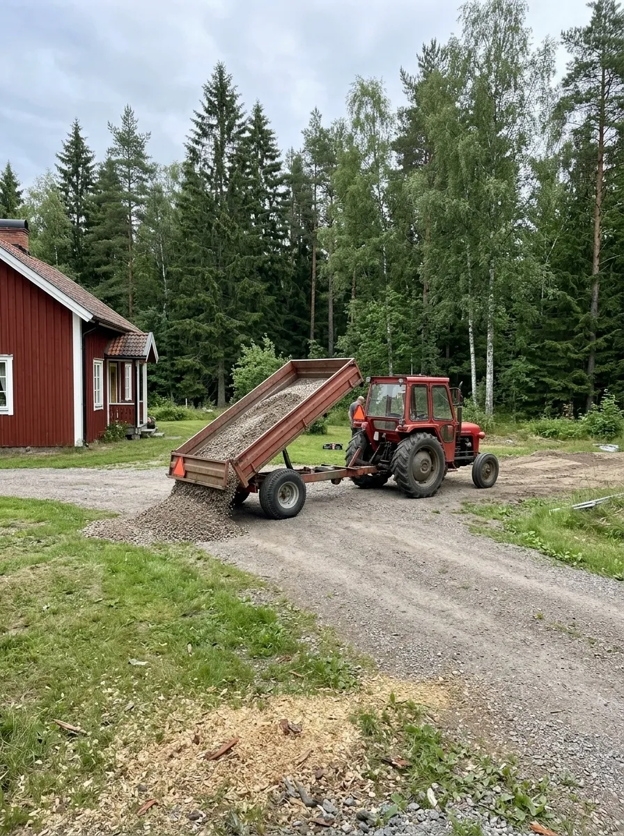 Grus eller jord – AI-genererad illustration, inte ett foto från Erikssonwood